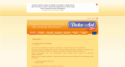 Desktop Screenshot of dako-art.pl