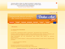 Tablet Screenshot of dako-art.pl